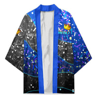 7th Birthday Boys Kimono I was 6 Now Im 7 Gaming And Tech Theme