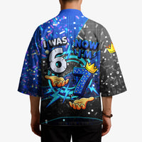 7th Birthday Boys Kimono I was 6 Now Im 7 Gaming And Tech Theme