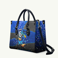 7th Birthday Boys Leather Bag I was 6 Now Im 7 Gaming And Tech Theme