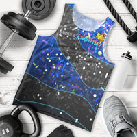 7th Birthday Boys Men Tank Top I was 6 Now Im 7 Gaming And Tech Theme