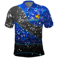 7th Birthday Boys Polo Shirt I was 6 Now Im 7 Gaming And Tech Theme