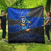 7th Birthday Boys Quilt I was 6 Now Im 7 Gaming And Tech Theme