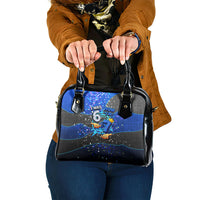 7th Birthday Boys Shoulder Handbag I was 6 Now Im 7 Gaming And Tech Theme