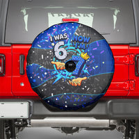 7th Birthday Boys Spare Tire Cover I was 6 Now Im 7 Gaming And Tech Theme