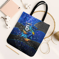 7th Birthday Boys Tote Bag I was 6 Now Im 7 Gaming And Tech Theme