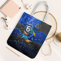 7th Birthday Boys Tote Bag I was 6 Now Im 7 Gaming And Tech Theme