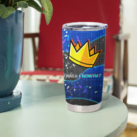 7th Birthday Boys Tumbler Cup I was 6 Now Im 7 Gaming And Tech Theme