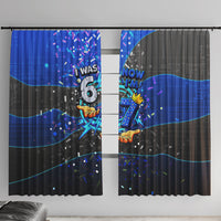 7th Birthday Boys Window Curtain I was 6 Now Im 7 Gaming And Tech Theme