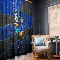 7th Birthday Boys Window Curtain I was 6 Now Im 7 Gaming And Tech Theme