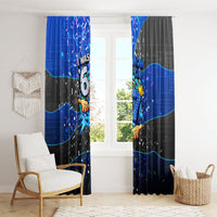 7th Birthday Boys Window Curtain I was 6 Now Im 7 Gaming And Tech Theme
