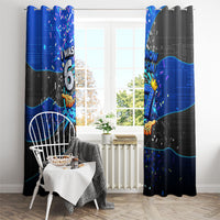 7th Birthday Boys Window Curtain I was 6 Now Im 7 Gaming And Tech Theme