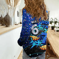 7th Birthday Boys Women Casual Shirt I was 6 Now Im 7 Gaming And Tech Theme