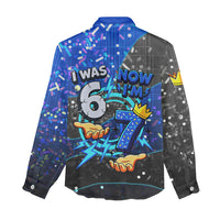 7th Birthday Boys Women Casual Shirt I was 6 Now Im 7 Gaming And Tech Theme