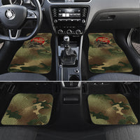761st Tank Battalion Black Panthers Car Mats Come Out Fighting Military - Camouflage Halftone