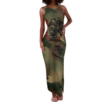 761st Tank Battalion Black Panthers Tank Maxi Dress Come Out Fighting Military - Camouflage Halftone