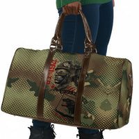 761st Tank Battalion Black Panthers Travel Bag Come Out Fighting Military - Camouflage Halftone