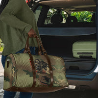 761st Tank Battalion Black Panthers Travel Bag Come Out Fighting Military - Camouflage Halftone