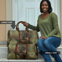 761st Tank Battalion Black Panthers Travel Bag Come Out Fighting Military - Camouflage Halftone