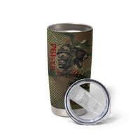 761st Tank Battalion Black Panthers Tumbler Cup Come Out Fighting Military - Camouflage Halftone
