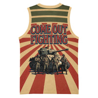 Black Panthers 761st Tank Battalion Basketball Jersey Come Out Fighting Retro Military