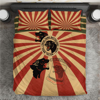 Black Panthers 761st Tank Battalion Bedding Set Come Out Fighting Retro Military