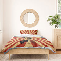 Black Panthers 761st Tank Battalion Bedding Set Come Out Fighting Retro Military