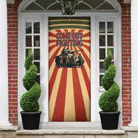 Black Panthers 761st Tank Battalion Door Cover Come Out Fighting Retro Military
