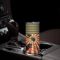 Black Panthers 761st Tank Battalion Skinny Tumbler Come Out Fighting Retro Military