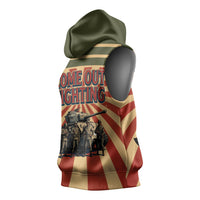Black Panthers 761st Tank Battalion Sleeveless Hoodie Come Out Fighting Retro Military