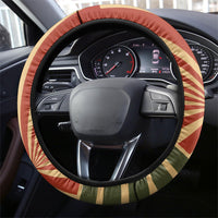 Black Panthers 761st Tank Battalion Steering Wheel Cover Come Out Fighting Retro Military