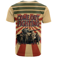 Black Panthers 761st Tank Battalion T shirt Come Out Fighting Retro Military