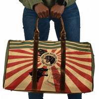 Black Panthers 761st Tank Battalion Travel Bag Come Out Fighting Retro Military