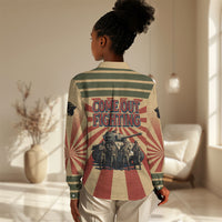 Black Panthers 761st Tank Battalion Women Casual Shirt Come Out Fighting Retro Military