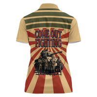 Black Panthers 761st Tank Battalion Women Polo Shirt Come Out Fighting Retro Military
