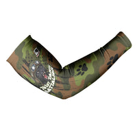 761st Tank Battalion African American Arm Sleeves Black Panthers Cartoon Mascot - Military History Camouflage Paw