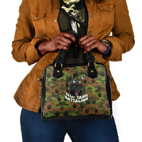 761st Tank Battalion African American Shoulder Handbag Black Panthers Cartoon Mascot - Military History Camouflage Paw
