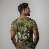 761st Tank Battalion African American T shirt Black Panthers Cartoon Mascot - Military History Camouflage Paw