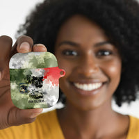 761st Tank Battalion AirPods Case Black Panthers - Come Out Fighting - Military Watercolor