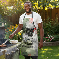 761st Tank Battalion Apron Black Panthers - Come Out Fighting - Military Watercolor