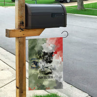 761st Tank Battalion Garden Flag Black Panthers - Come Out Fighting - Military Watercolor