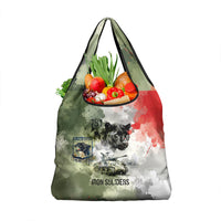 761st Tank Battalion Grocery Bag Black Panthers - Come Out Fighting - Military Watercolor