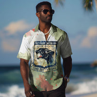 761st Tank Battalion Hawaiian Shirt Black Panthers - Come Out Fighting - Military Watercolor