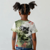 761st Tank Battalion Kid T shirt Black Panthers - Come Out Fighting - Military Watercolor
