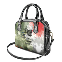 761st Tank Battalion Shoulder Handbag Black Panthers - Come Out Fighting - Military Watercolor
