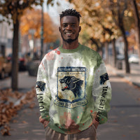 761st Tank Battalion Sweatshirt Black Panthers - Come Out Fighting - Military Watercolor