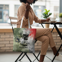 761st Tank Battalion Tote Bag Black Panthers - Come Out Fighting - Military Watercolor