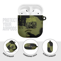 761st Tank Battalion Original Black Panthers AirPods Case Come Out Fighting - Sherman Tank Military - Distressed Scratch