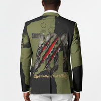 761st Tank Battalion Original Black Panthers Blazer Come Out Fighting - Sherman Tank Military - Distressed Scratch