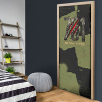 761st Tank Battalion Original Black Panthers Door Cover Come Out Fighting - Sherman Tank Military - Distressed Scratch