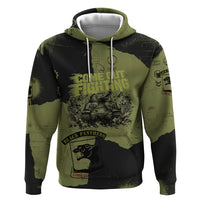 761st Tank Battalion Original Black Panthers Hoodie Come Out Fighting - Sherman Tank Military - Distressed Scratch